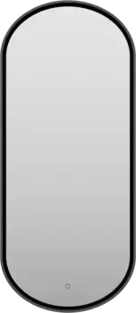 Зеркало Brevita Saturn SAT-Dro1-050-black 50x115 см, с LED-подсветкой, сенсорным выключателем, черный матовый