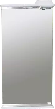 Зеркало Misty Магнолия Э-Маг02040-01Св 41x72 см, с подсветкой, выключателем, белый глянец