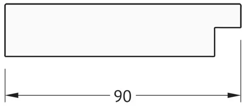 Зеркало напольное 81x201 см алюминий Evoform Exclusive Floor BY 6181