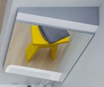 Зеркало серый глянец 55х75 см Ravak 10° X000001074