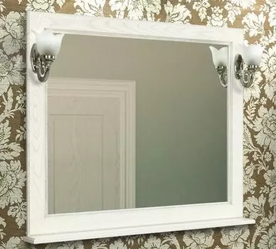 Зеркало Жерона 105 белое серебро Акватон 1A158802GEM20