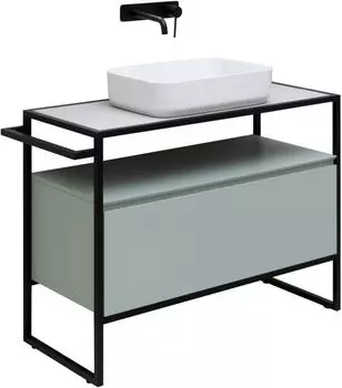 1.31003.PWM PRIORITY Тумба 100, рapyrus white matt (274305)