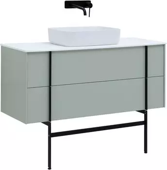 Тумба под раковину Allen Brau Reality 120 светло - зеленый матовый