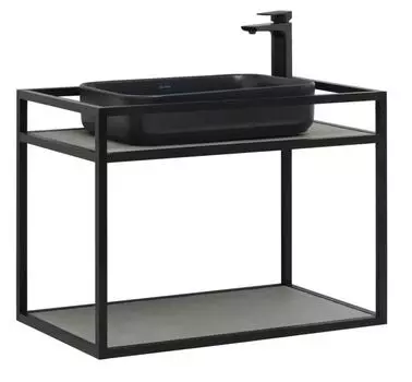 1.33001.BB LIBERTY Консоль 75 подвесная, черный браш (274332)