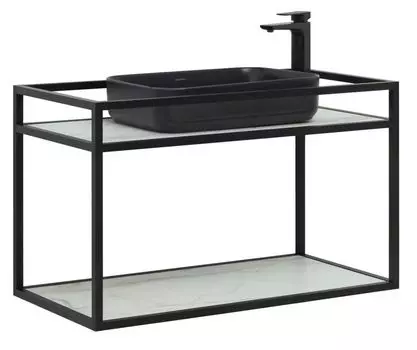 1.33003.BB LIBERTY Консоль 90 подвесная, черный браш (274340)