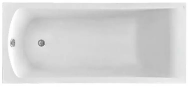 1.WH50.1.597 ФИДЖИ Ванна акриловая прямоугольная 160х75 белая