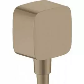 Шланговое подключение Hansgrohe FixFit шлифованная бронза