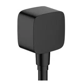 Шланговое подключение Hansgrohe Fixfit черный матовый