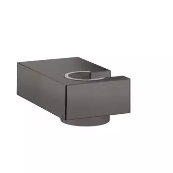 28387340 HG Porter E держатель для душа шлиф.черный хром