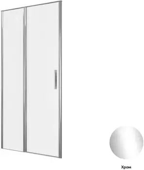 3.31028.00 PRIORITY, Дверь 8мм, 1000мм стекло Optiwhite, Easyclean, хром (294057)