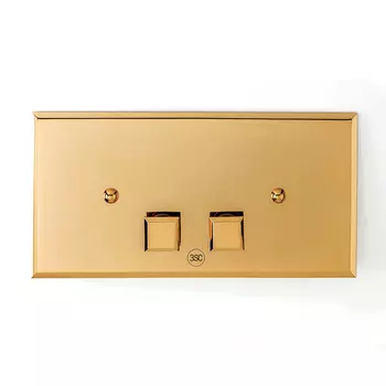 3SC SQUARE pLAQUE Клавиша смыва для бачков Geberit UP320/720, 33*2,5*h17, материал: латунь, цвет: золото 24к.