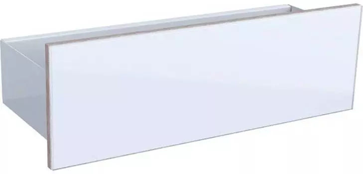 500.617.01.2 Стенная панель Keramag Acanto 450 x 148 x 160 мм, фронтальная часть: белое стекло корпус: белый