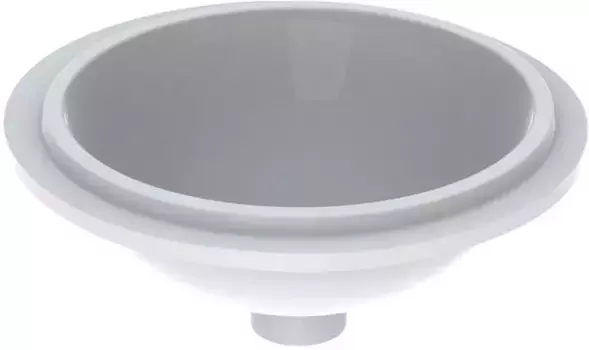 500.746.01.2 Geberit VariForm Раковина с установкой под столешницу круглой формы, D1=33 см, без отв. под смеситель, без отв. перелива