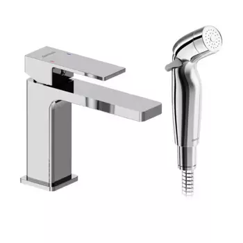 Смеситель для раковины Damixa Gala 530300000 хром, с гигиеническим душем