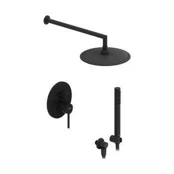 936520300 Scandinavian Pure встраиваемая душевая система со смесителем для душа, черный