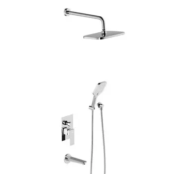 953510000 Gala встраиваемая душевая система со смесителем и изливом, хром