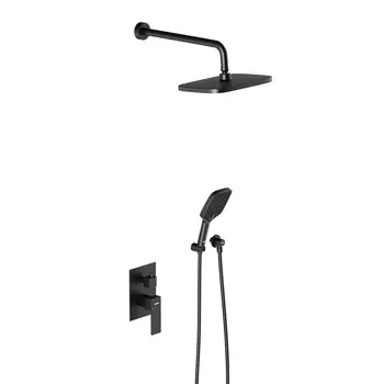 953520300 Gala встраиваемая душевая система с ванно-душевым смесителем, чёрный