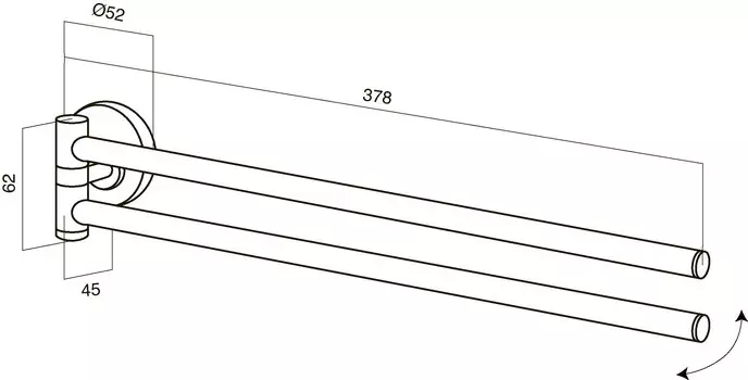 Полотенцедержатель AM.PM Bliss L A5532664