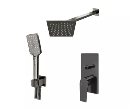 А84202 Встраиваемый комплект для душа с верхней душевой насадкой и лейкой