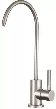 AF210-91S Aquanet Steel, кранчик для питьевой воды, сталь, сатин (225487)