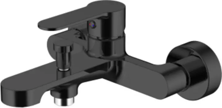 AF300-20B Aquanet Passion, смеситель для ванны, черн.мат (243295)