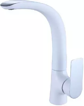 AF520-41СW Aquanet Arctic, смеситель для кухни высокий, хром/бел (216779)