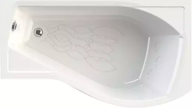 Акриловая Ванна Radomir Миранда 168х95 правая белая с каркасом