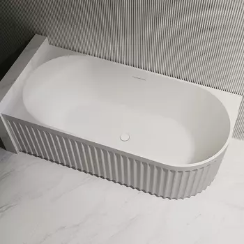 Акриловая ванна Abber 150х75 AB9412-1.7 L левая белая, без гидромассажа