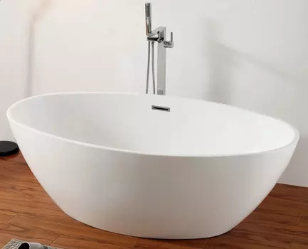 Акриловая ванна Abber 175х100 AB9249 белая