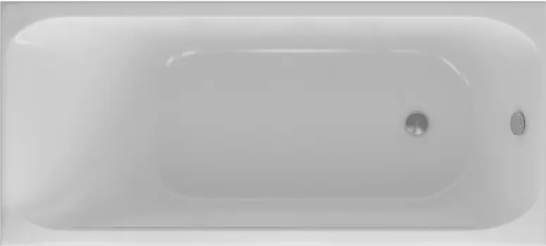 Акриловая ванна Акватек Альфа 140 см