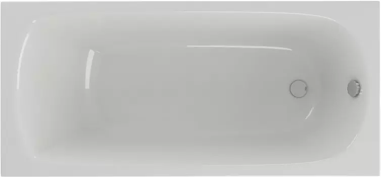 Акриловая ванна AQUATEK Ника NIK170-0000001 без опоры 170x75 см, левая, пристенная, белая
