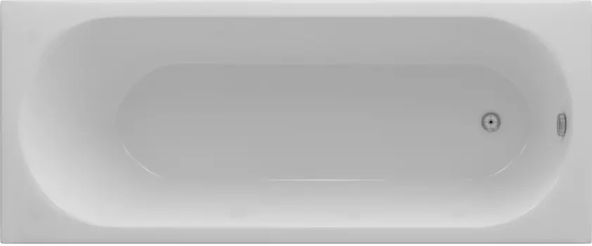 Акриловая ванна Акватек Оберон 160x70 слив справа