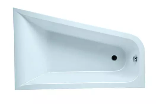 Акриловая ванна AM.PM Spirit V2.0 W72A-160L100W-A2 без опоры 160x100 см, угловая, левая, пристенная, белая, асимметричная