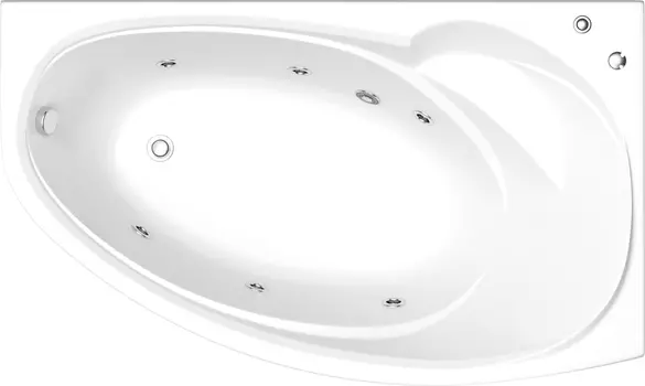 Акриловая ванна Bas Флорида 160x100 см R с г/м