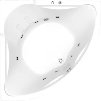 Акриловая ванна Bas Ирис 150x150 см с г/м