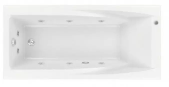 Акриловая ванна Bas Эвита 180x85 см с г/м