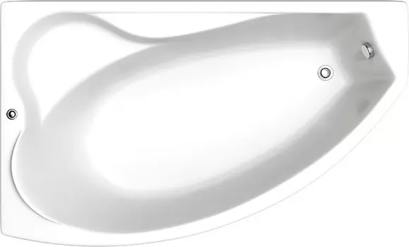 Акриловая ванна Bas Николь 170x108 см L