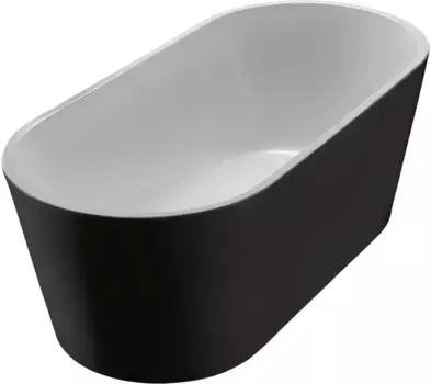 Акриловая ванна BelBagno 180х80 черный, матовый (BB71-1800-NERO-W0)