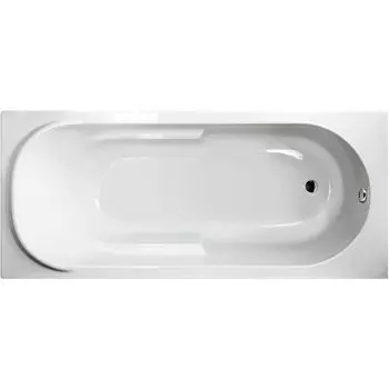 Акриловая ванна Berges Lumbo 170х75 с каркасом белая