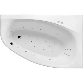 Акриловая ванна Excellent Kameleon 170x110 белая правая с гидромассажем