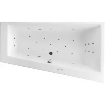 Акриловая ванна Excellent Sfera 170х100 правая белая с гидромассажем