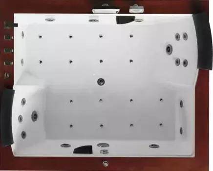 Акриловая ванна Gemy 186х151 с гидромассажем (G9052 II K L)