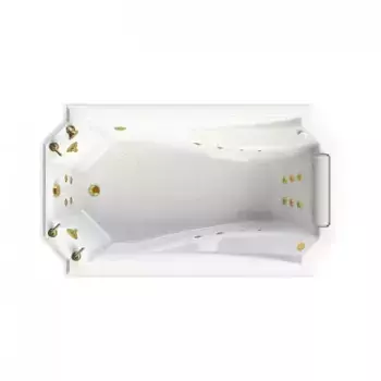 Акриловая ванна Radomir Эстелона 190х110 белая без гидромассажа