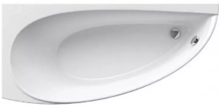 Акриловая ванна Avocado Ravak 160x75 белая левая, без гидромассажа