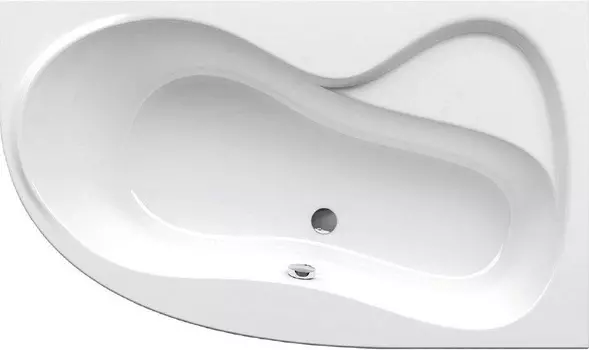 Акриловая ванна Ravak Rosa 160x95 белая правая, без гидромассажа