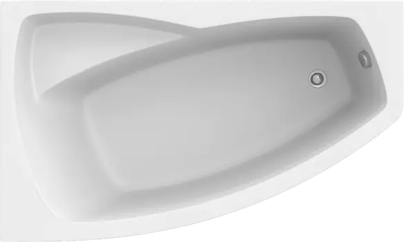 Акриловая ванна STWORKI Монтре 150x90 L, с каркасом