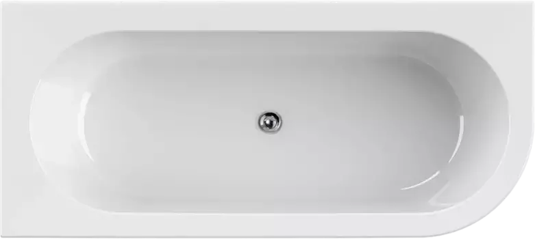 Акриловая ванна угловая левая Cezares Slim Corner 180х80 белая