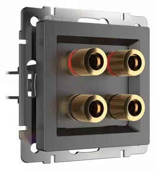 Акустическая розетка Werkel (графит рифленый) W1185004 4690389158698
