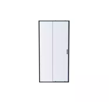 Душевая дверь в нишу AQUATEK AQ ARI RA 12020BL 120 см, профиль черный матовый