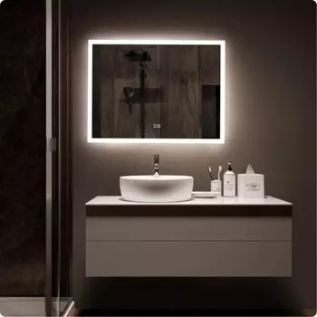 AQM9104 800х600 Зеркало с подсветкой и подогревом